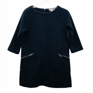 🎈Jcrew Crewcuts Black Zipper Pocket Dress